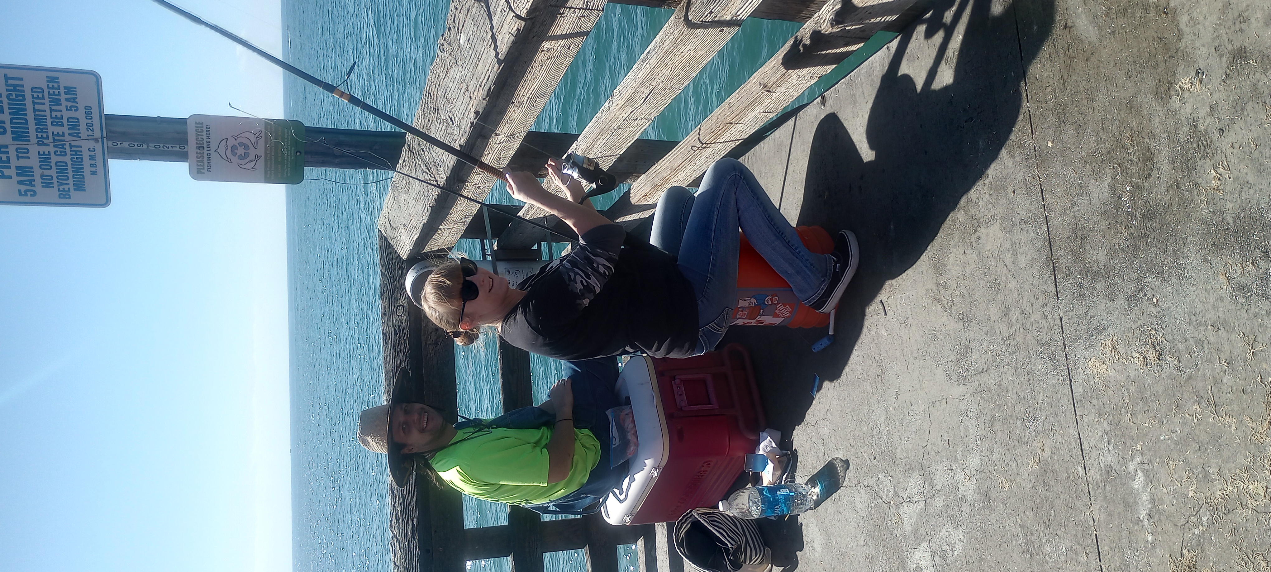 Glenn and Tracie on Balboa Pier